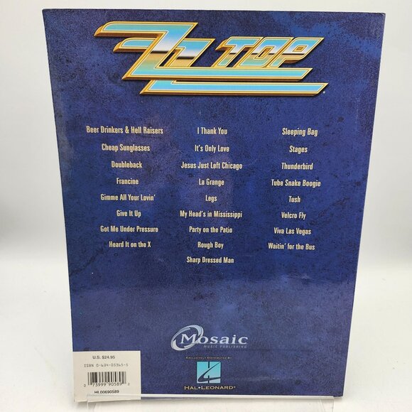 ZZ Top Guitar Anthology Tablature Songbook 25 Songs Sheet Music Book Hal Leonard - Picture 2 of 7
